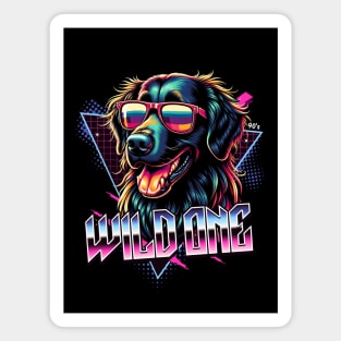 Wild One Retriever Dog Magnet